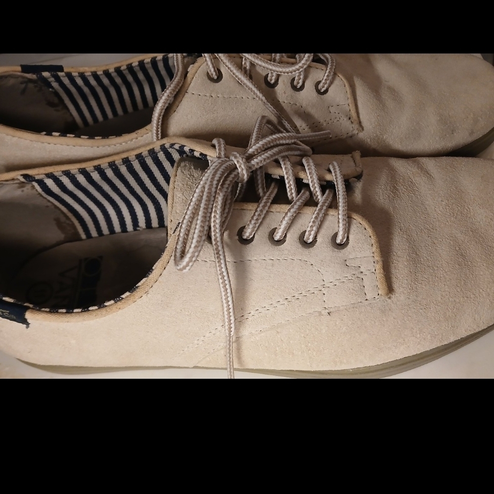 Vans VANSBUCK BUCKS Casual Beige Suede Lace-Up Men’s Shoes